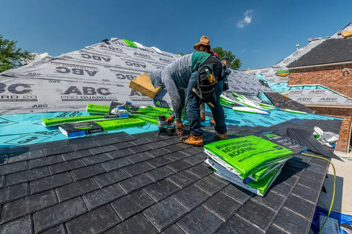 roofing project in Detroit, MI — 2